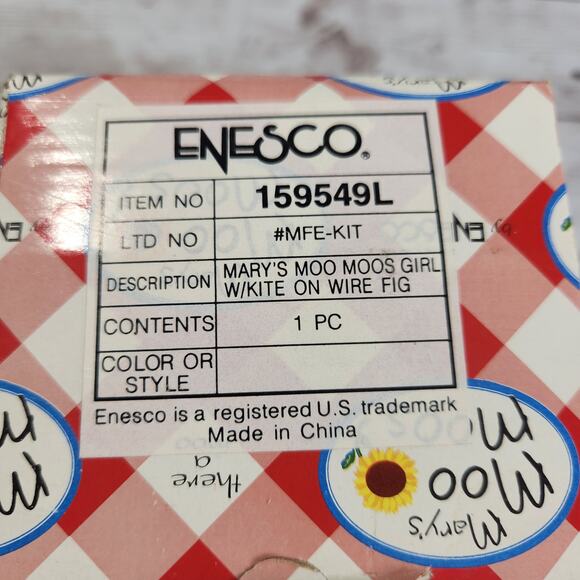 Enesco Mary's Moo Moos Spring Is In The Air Figurine NEW - Picture 8 of 8